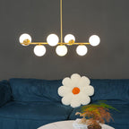 Polaven Glass Chandelier-Moonnatur