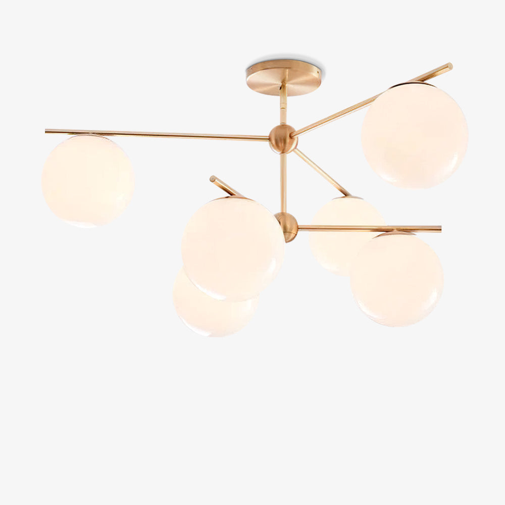 Polaven Glass Chandelier-Moonnatur