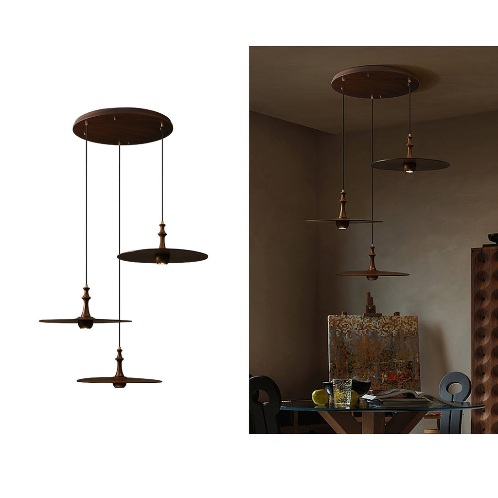 Farenera Wood Pendant Light-Moonnatur