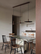 Farenera Wood Pendant Light-Moonnatur