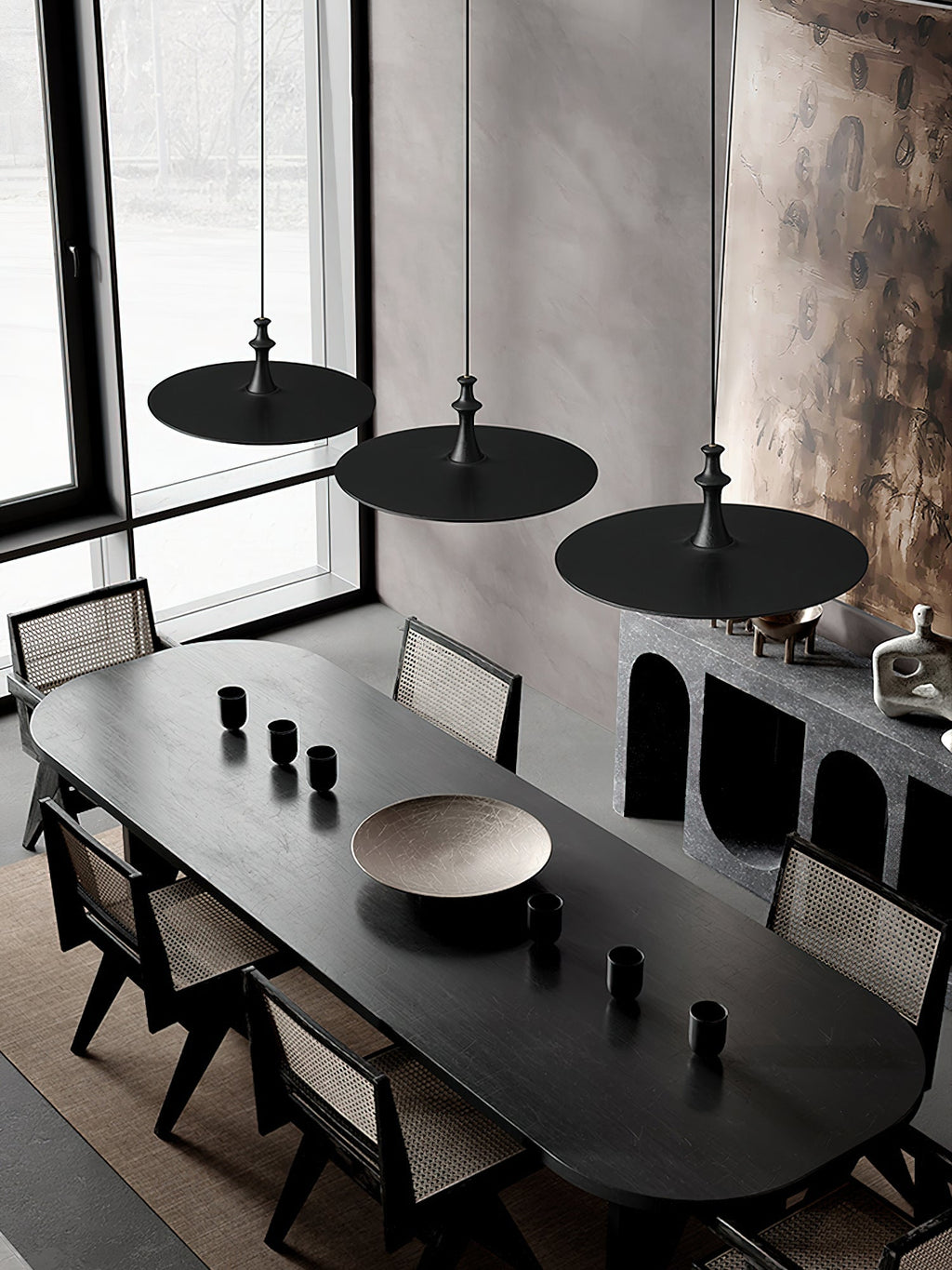 Farenera Wood Pendant Light-Moonnatur