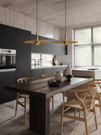 Farenera Wood Pendant Light-Moonnatur