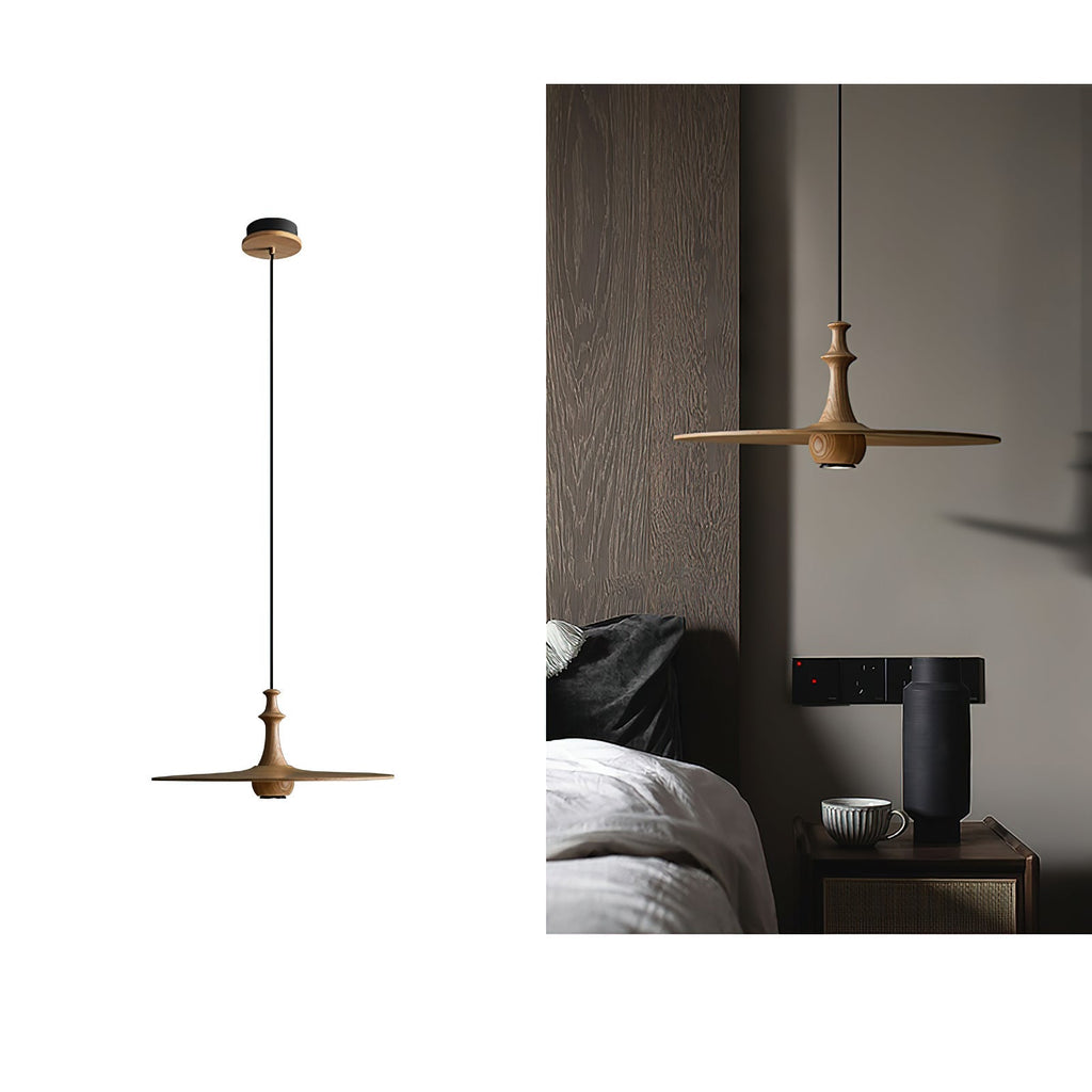 Farenera Wood Pendant Light-Moonnatur
