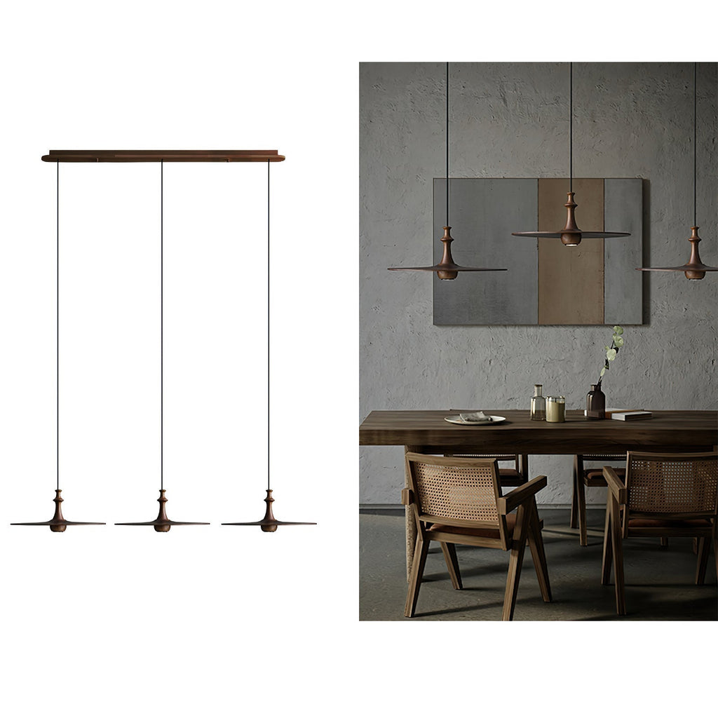 Farenera Wood Pendant Light-Moonnatur