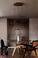 Farenera Wood Pendant Light-Moonnatur