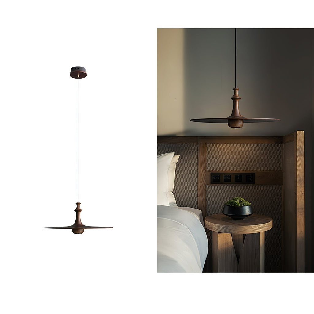 Farenera Wood Pendant Light-Moonnatur