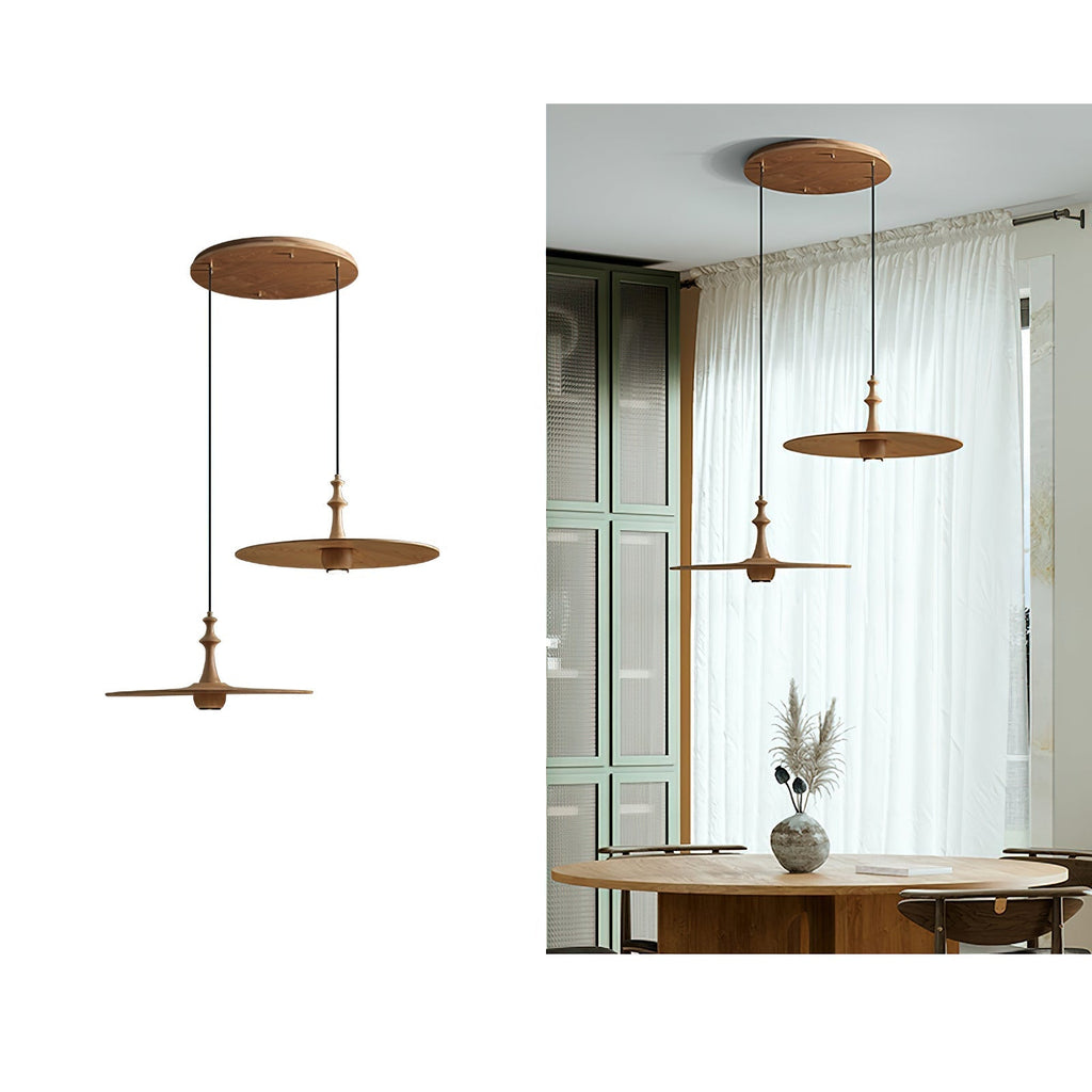 Farenera Wood Pendant Light-Moonnatur