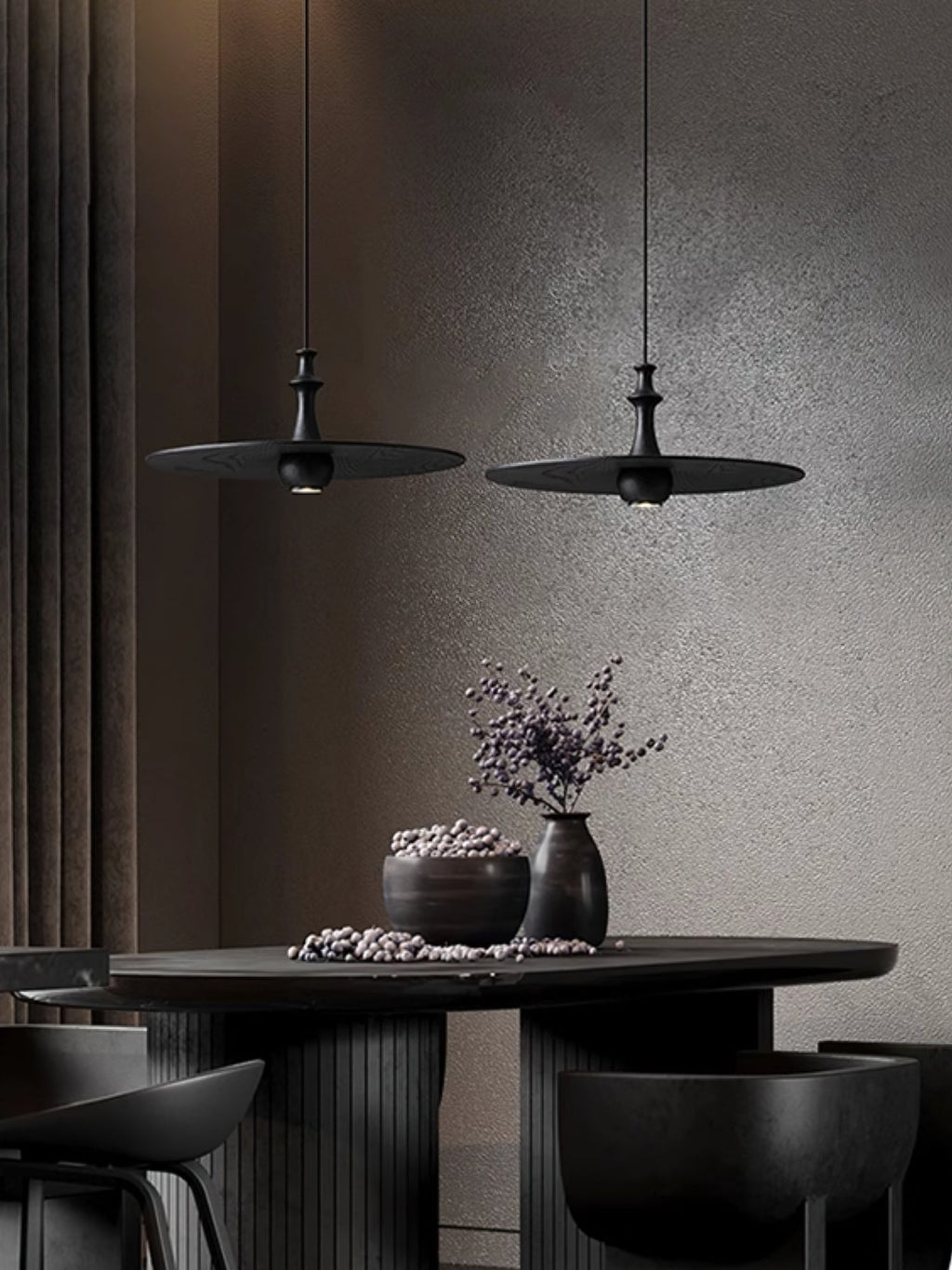 Farenera Wood Pendant Light-Moonnatur