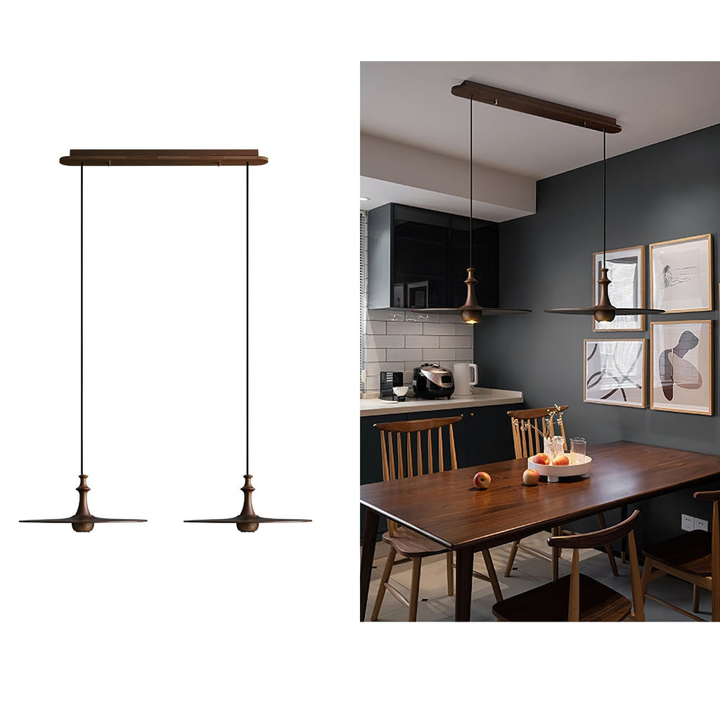 Farenera Wood Pendant Light-Moonnatur