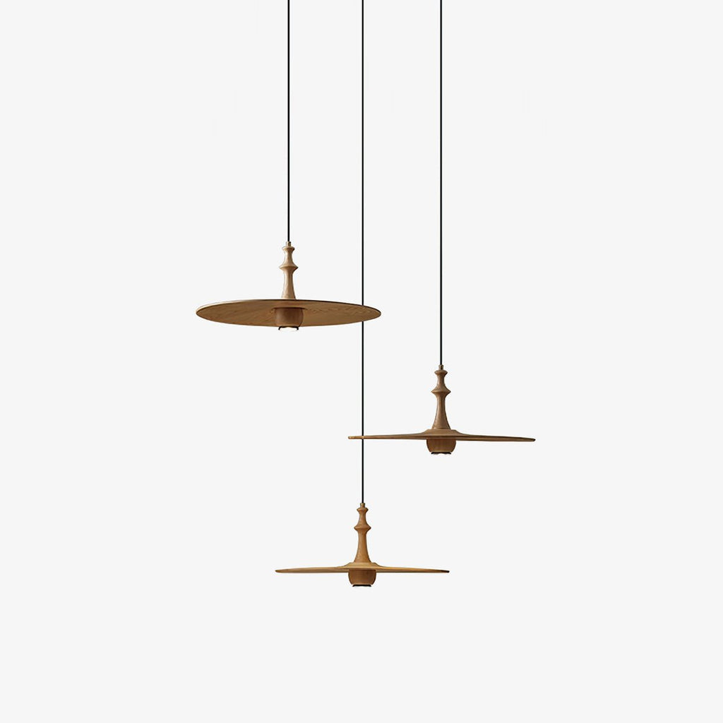 Farenera Wood Pendant Light-Moonnatur
