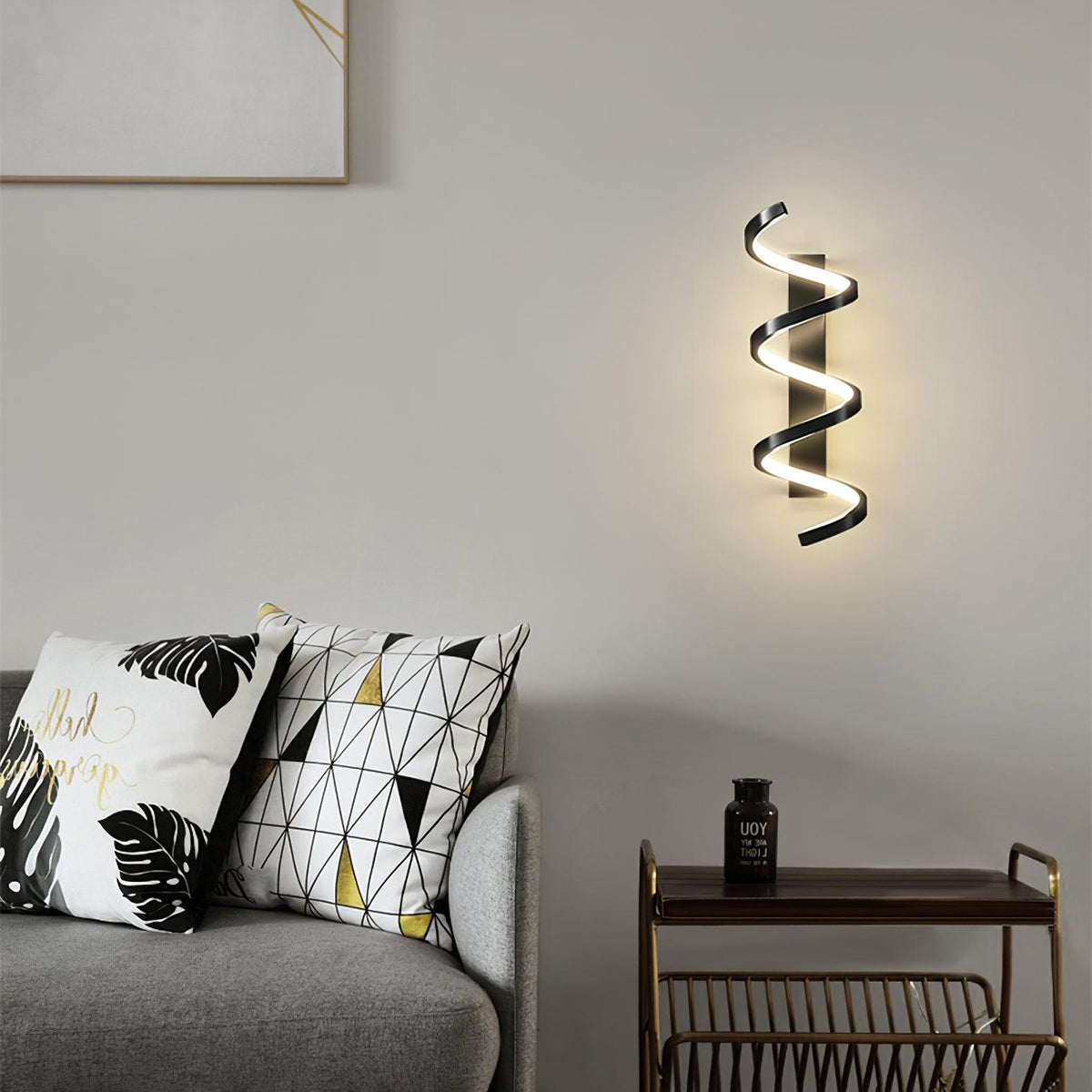 Olvenara Brass Wall Light-Moonnatur