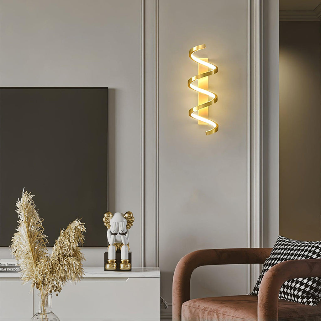 Olvenara Brass Wall Light-Moonnatur
