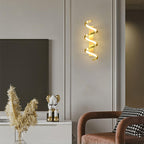 Olvenara Brass Wall Light-Moonnatur