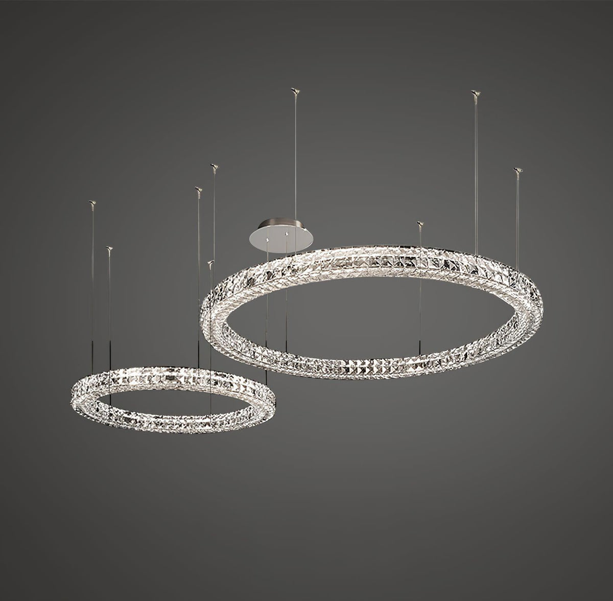 Iverella Crystal Chandelier-Moonnatur