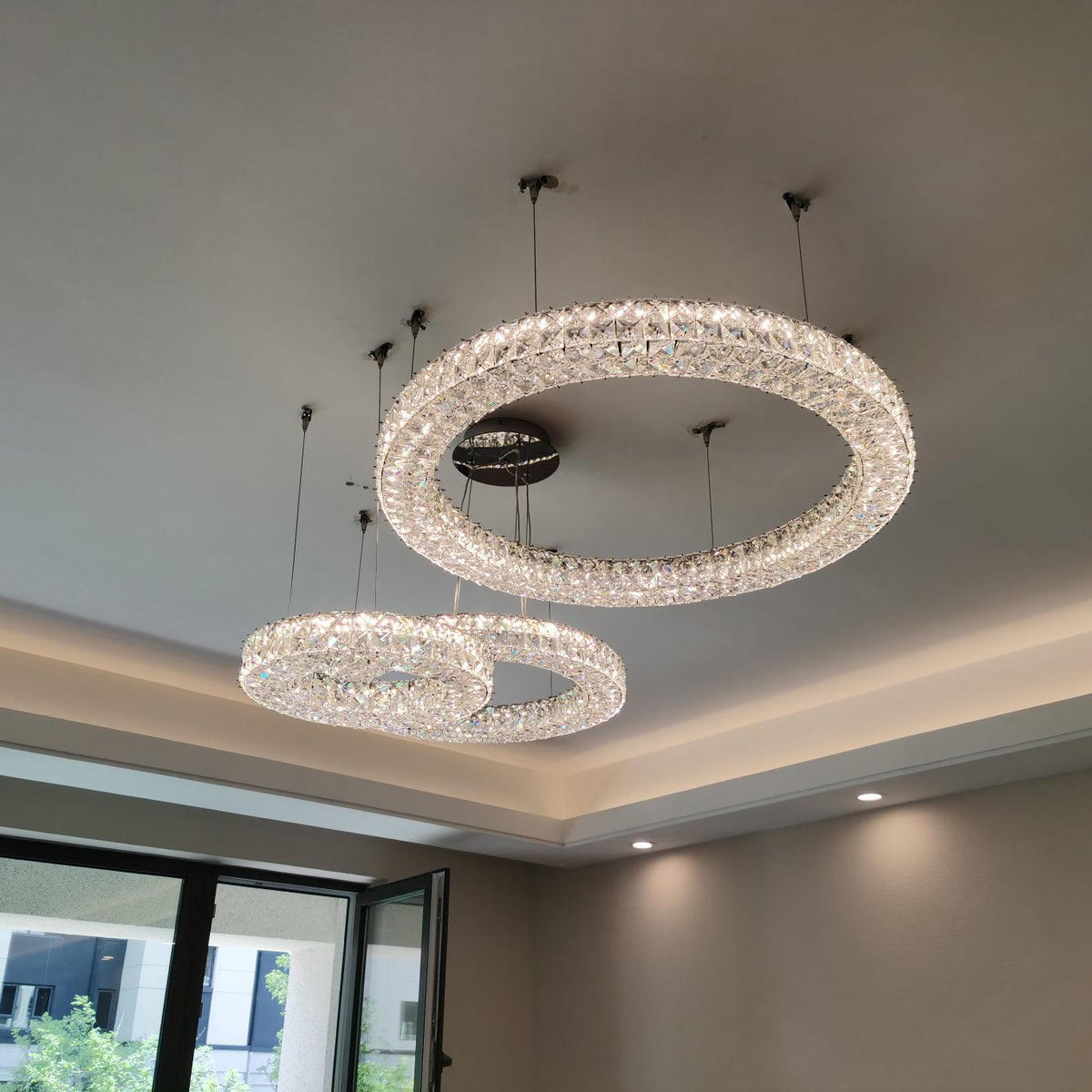 Iverella Crystal Chandelier-Moonnatur
