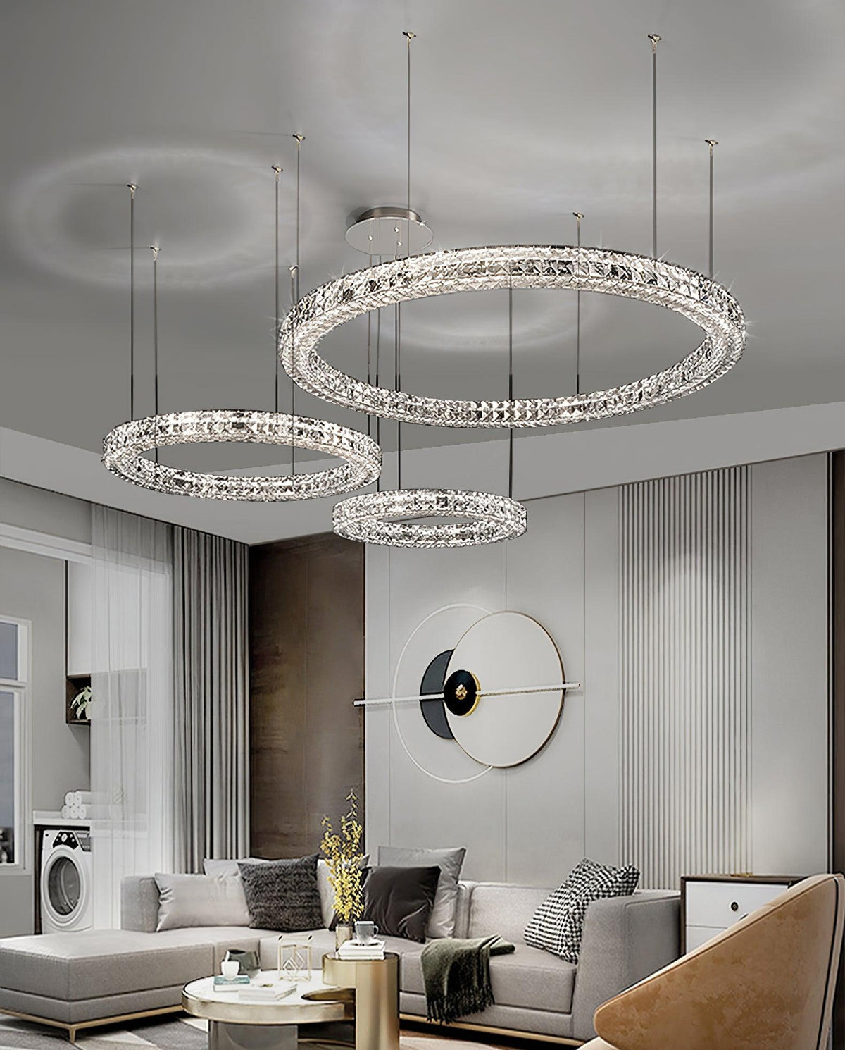 Iverella Crystal Chandelier-Moonnatur