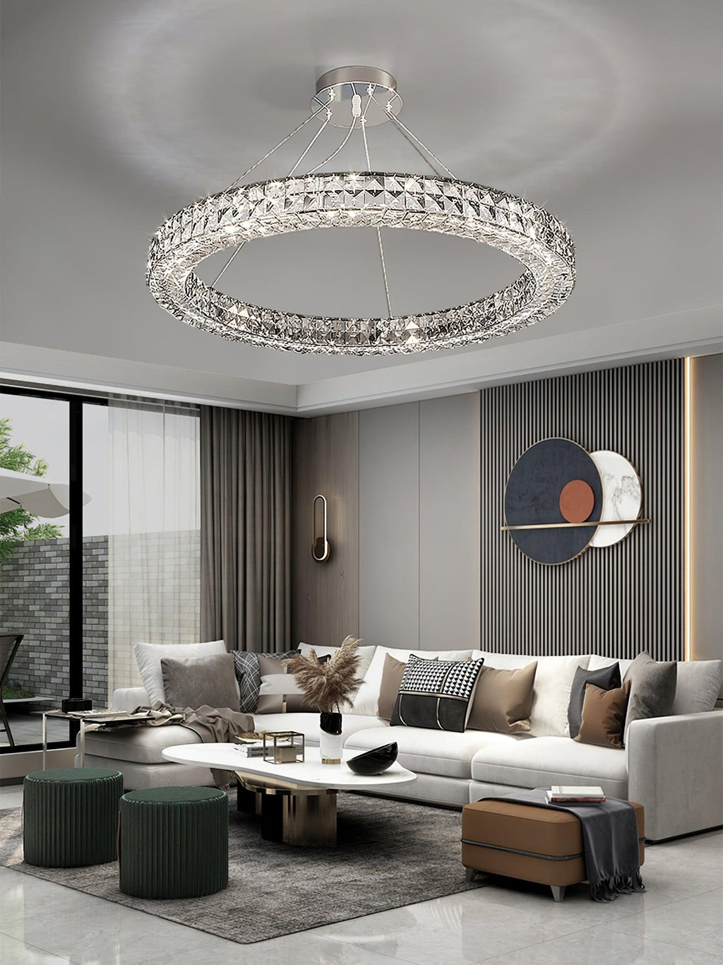 Iverella Crystal Chandelier-Moonnatur