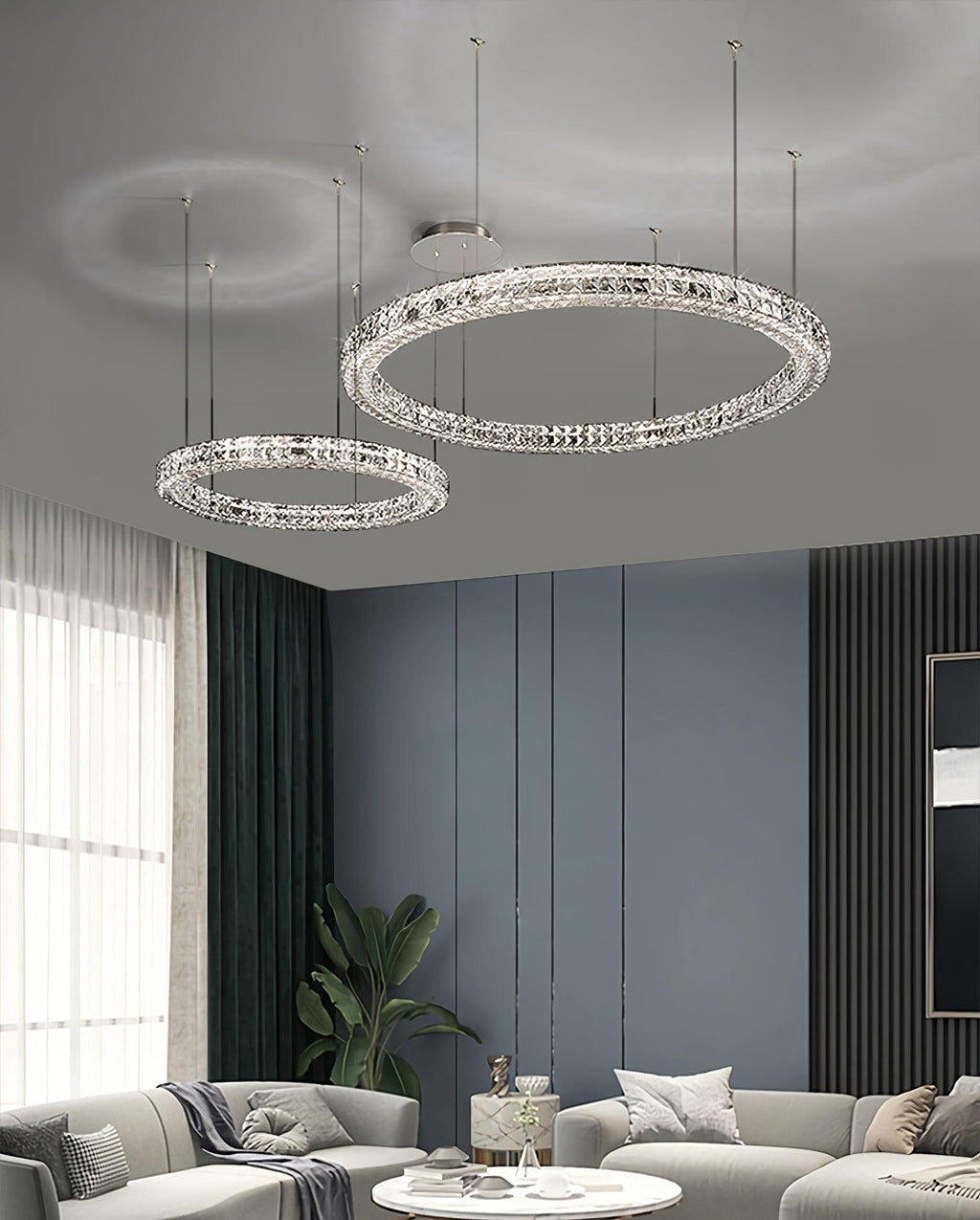 Iverella Crystal Chandelier-Moonnatur
