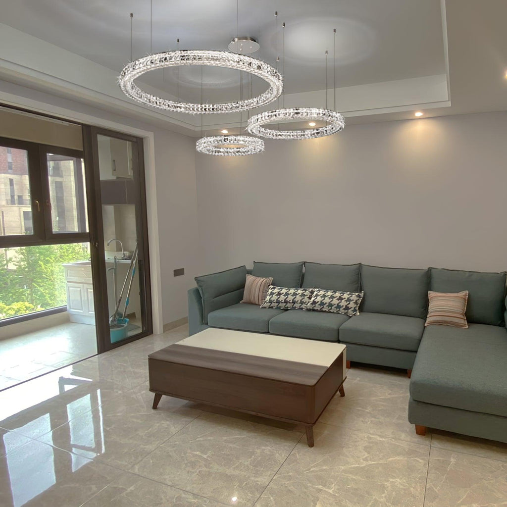 Iverella Crystal Chandelier-Moonnatur