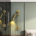 Gavrina Brass Wall Light-Moonnatur