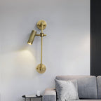 Gavrina Brass Wall Light-Moonnatur