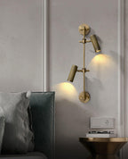 Gavrina Brass Wall Light-Moonnatur