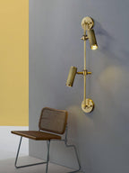 Gavrina Brass Wall Light-Moonnatur