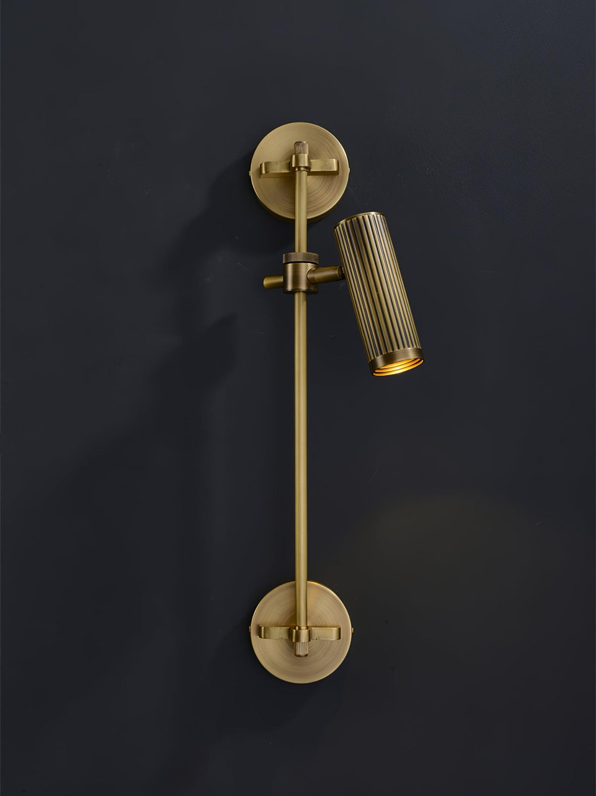 Gavrina Brass Wall Light-Moonnatur