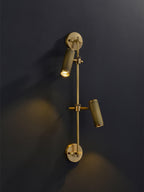 Gavrina Brass Wall Light-Moonnatur