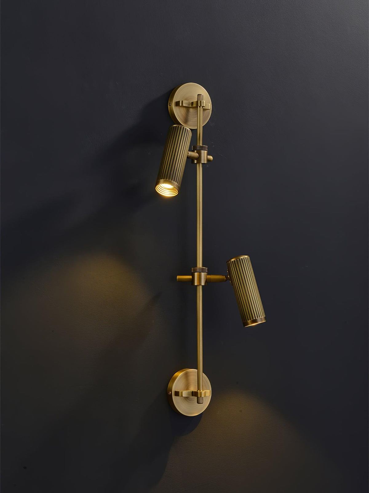 Gavrina Brass Wall Light-Moonnatur