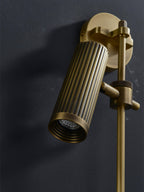 Gavrina Brass Wall Light-Moonnatur
