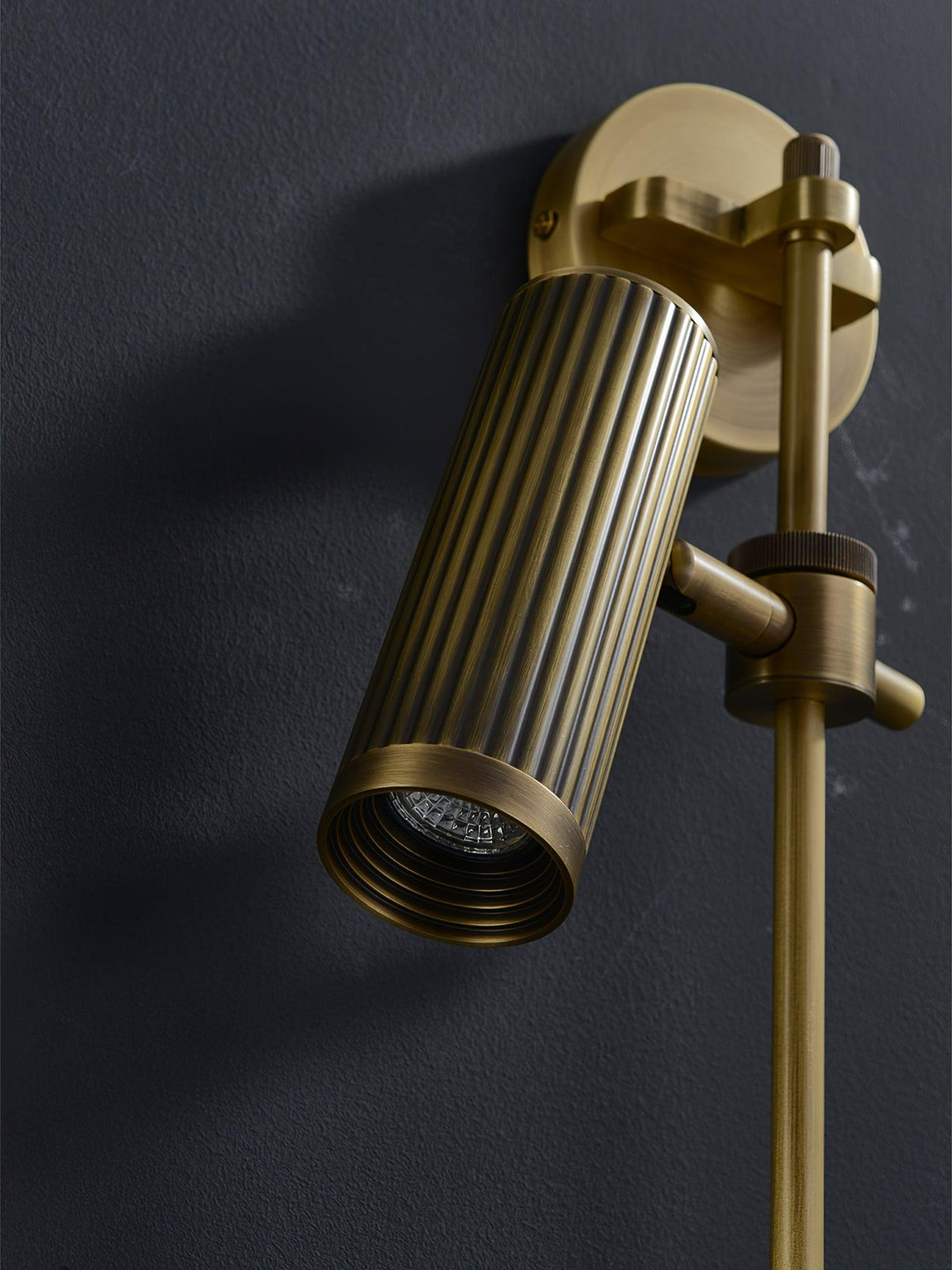 Gavrina Brass Wall Light-Moonnatur
