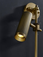 Gavrina Brass Wall Light-Moonnatur