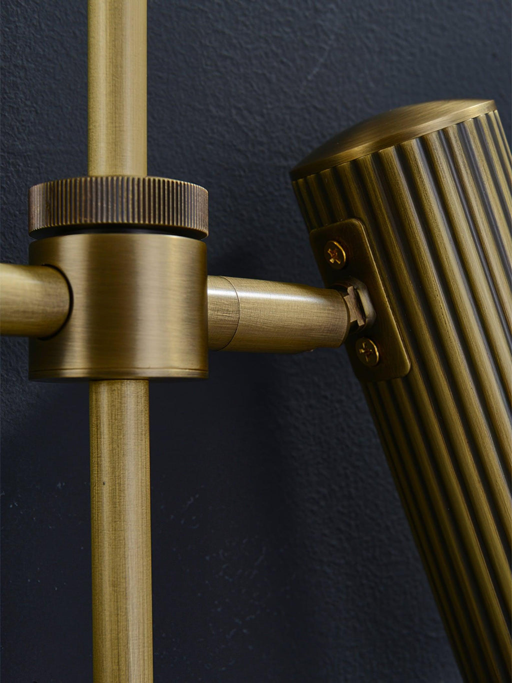 Gavrina Brass Wall Light-Moonnatur