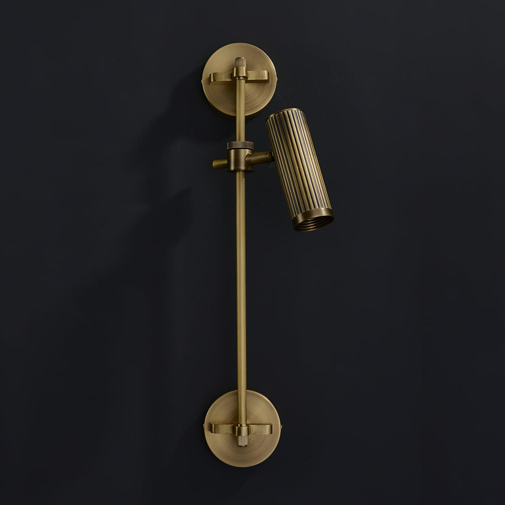 Gavrina Brass Wall Light-Moonnatur