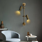 Gavrina Brass Wall Light-Moonnatur
