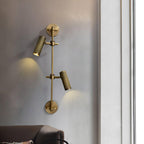 Gavrina Brass Wall Light-Moonnatur