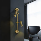 Gavrina Brass Wall Light-Moonnatur