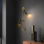 Gavrina Brass Wall Light-Moonnatur