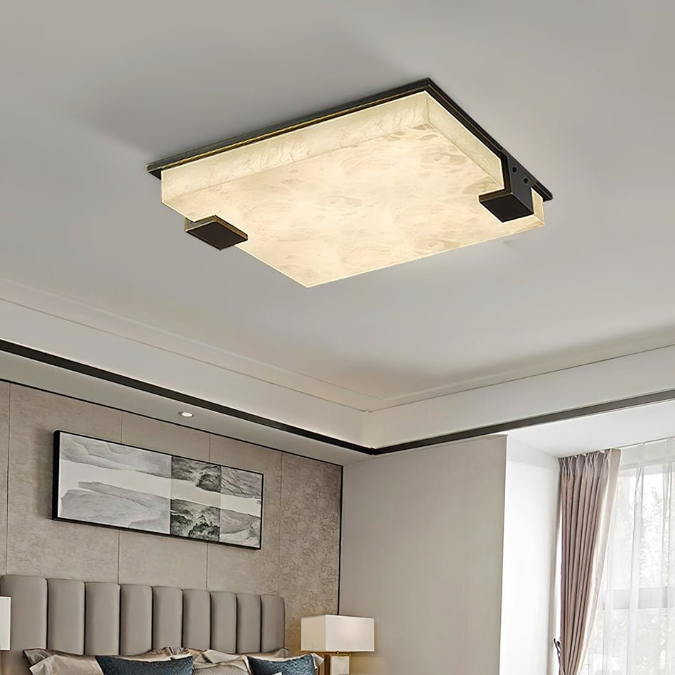 Cumberiel Alabaster Ceiling Light-Moonnatur