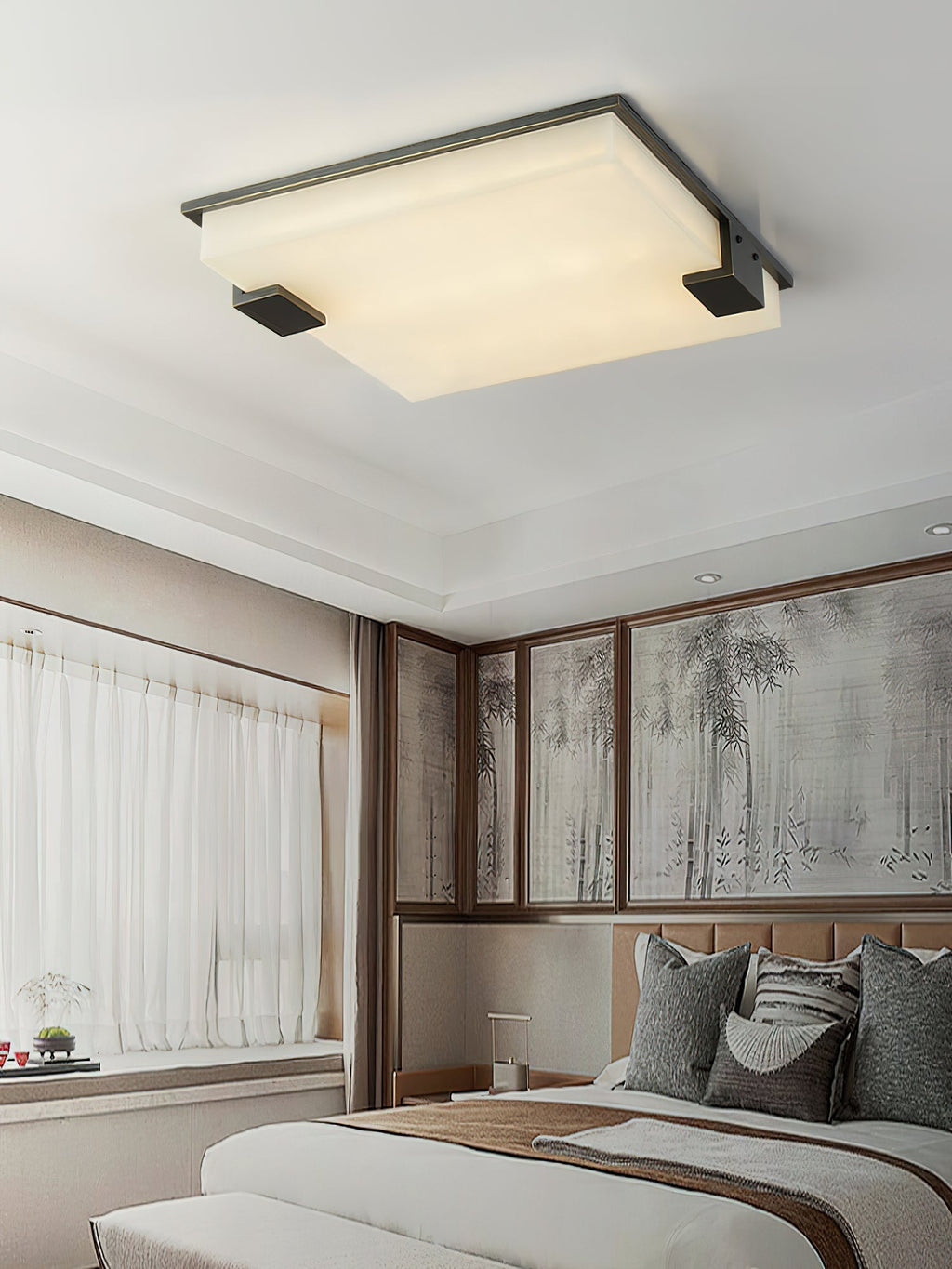 Cumberiel Alabaster Ceiling Light-Moonnatur