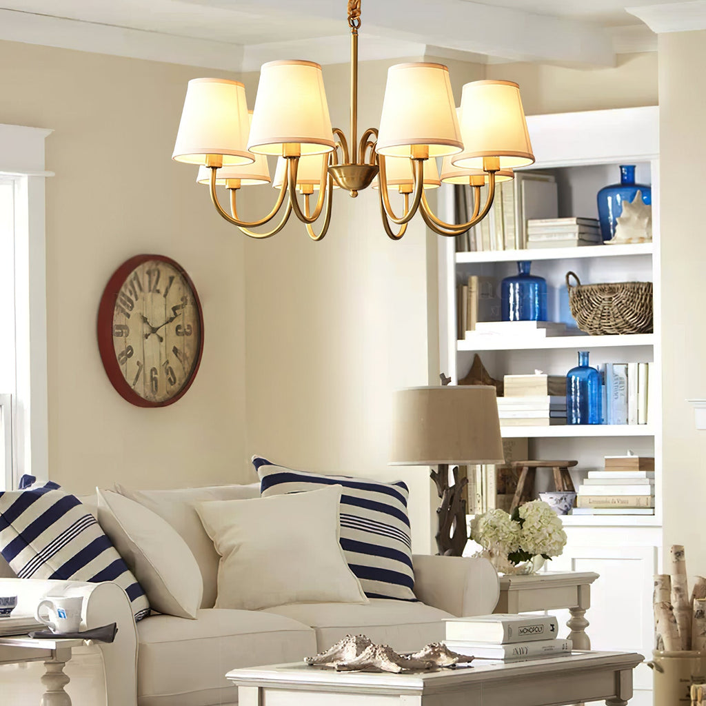Sardenara Fabric Chandelier-Moonnatur