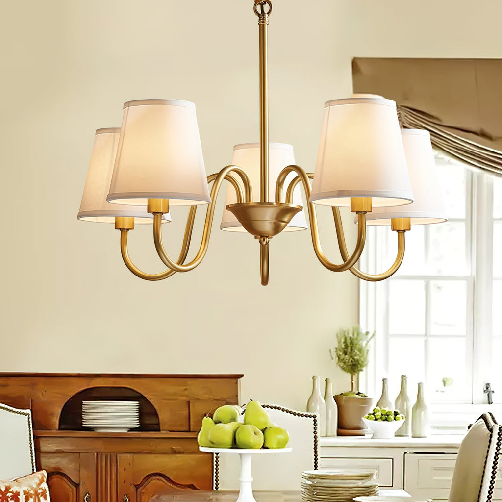 Sardenara Fabric Chandelier-Moonnatur