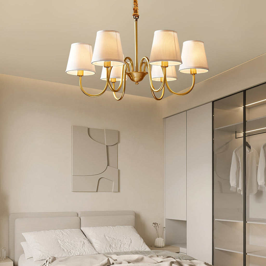 Sardenara Fabric Chandelier-Moonnatur