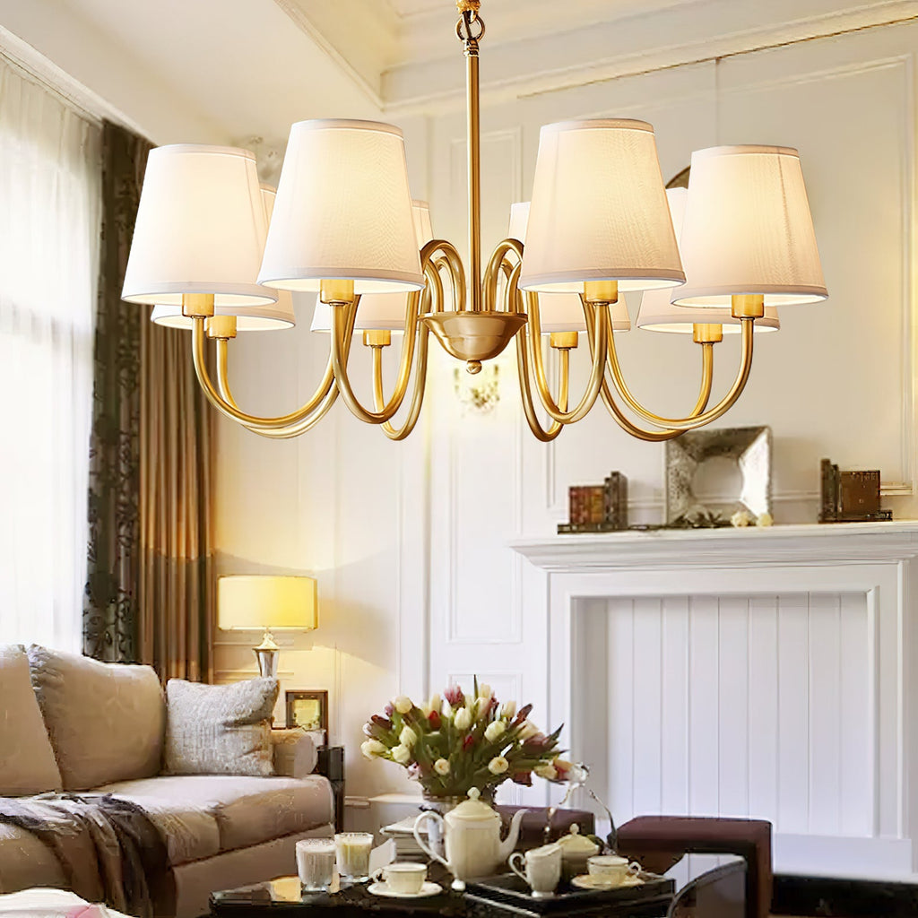 Sardenara Fabric Chandelier-Moonnatur
