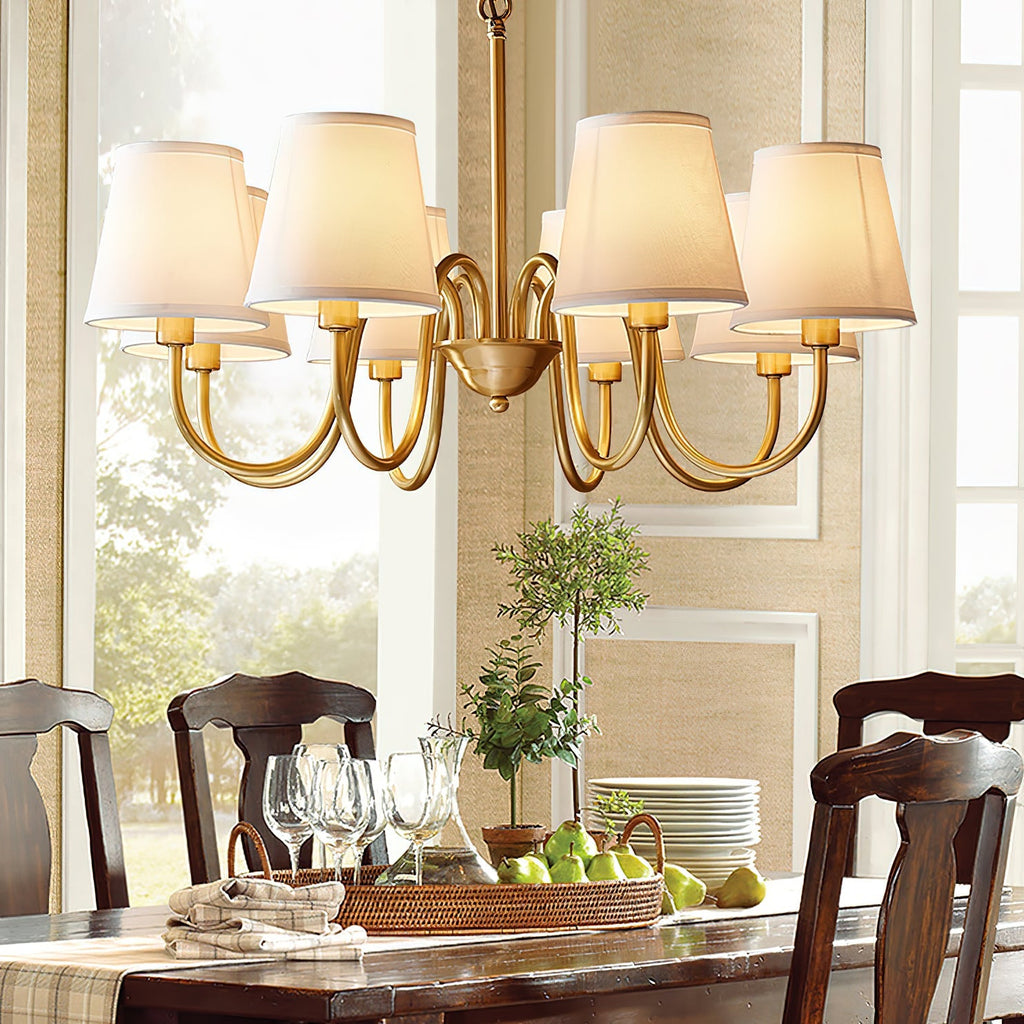 Sardenara Fabric Chandelier-Moonnatur