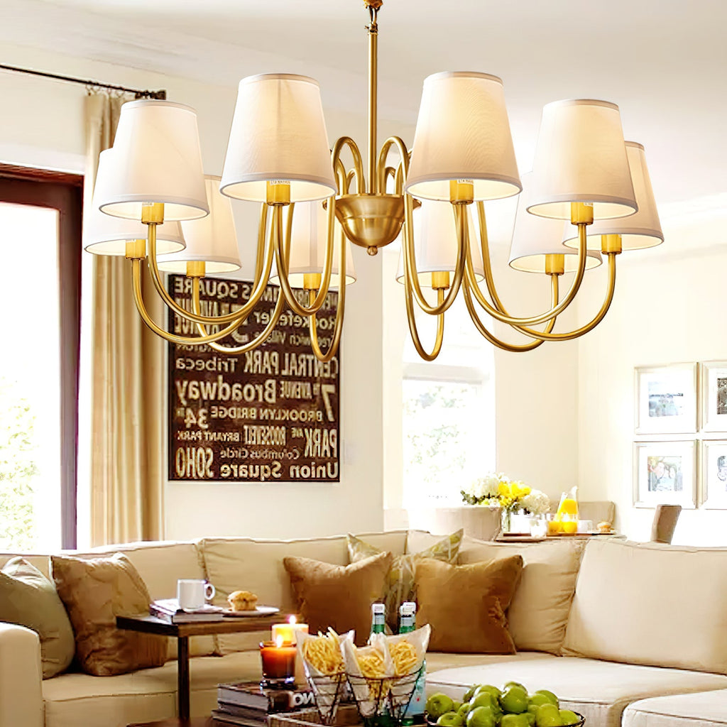 Sardenara Fabric Chandelier-Moonnatur