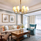 Sardenara Fabric Chandelier-Moonnatur