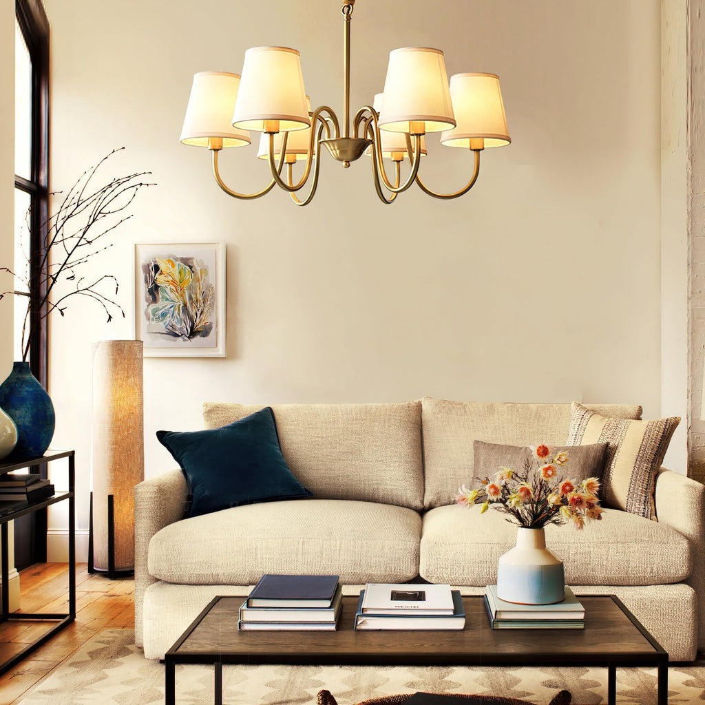 Sardenara Fabric Chandelier-Moonnatur