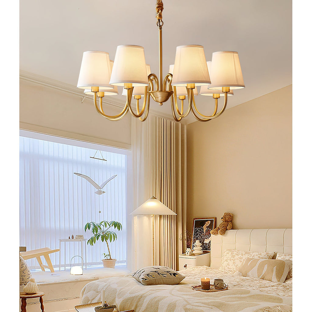 Sardenara Fabric Chandelier-Moonnatur